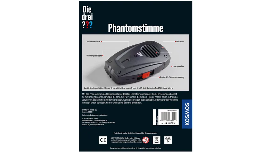 KOSMOS - Die drei ??? Phantomstimme