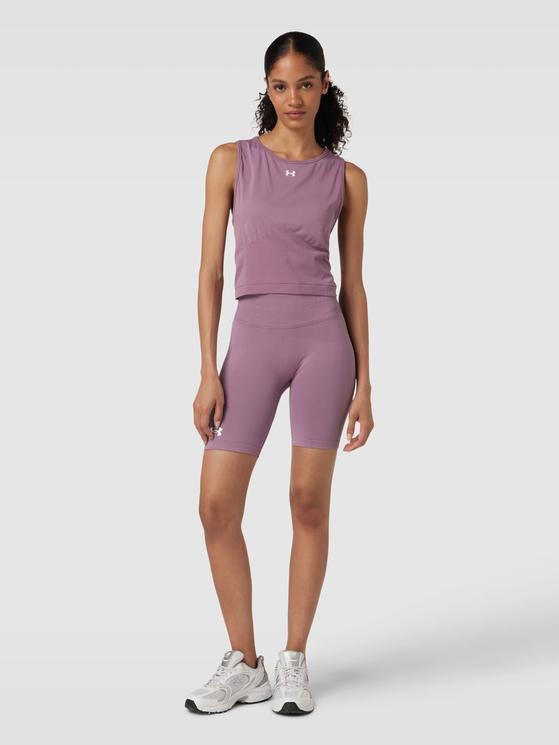 Tanktop mit Logo-Detail Modell 'Train' in mauve