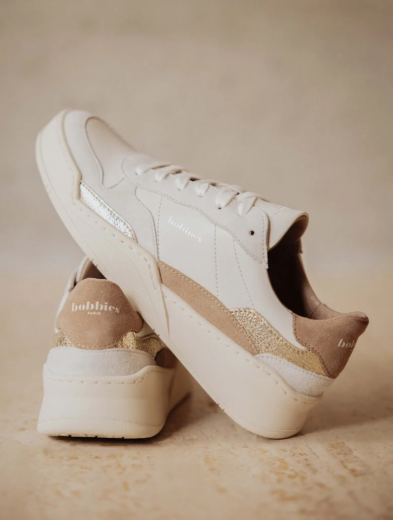 Beverly - Blanc Cassé - Beige - Or