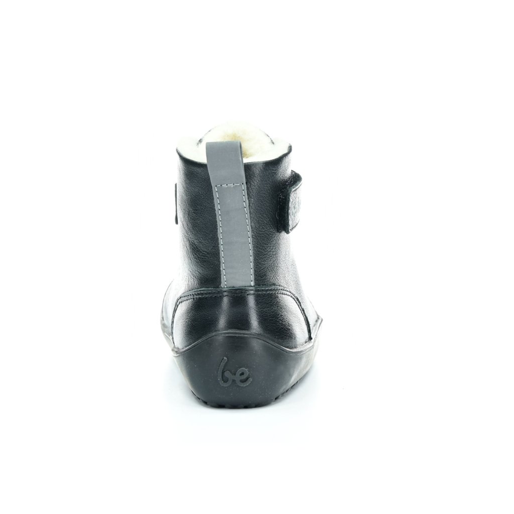 Be Lenka Winter Kids All Black Winter-Barfußschuhe