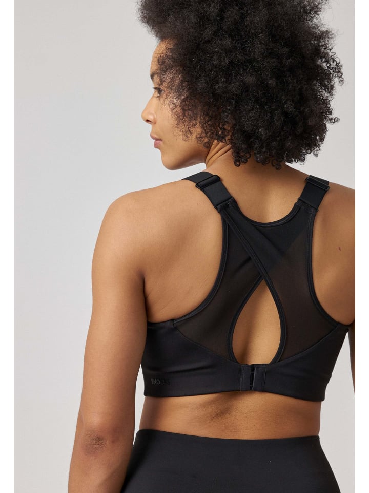SNOCKS Sport-BH Mesh 1 Stück in Schwarz günstig kaufen