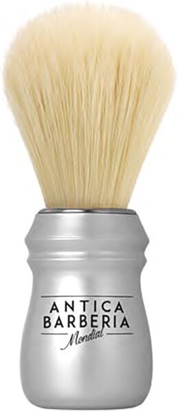 Mondial Antica Barberia Pure Bleached Bristle mit Kunststoff Griff Rasierpinsel