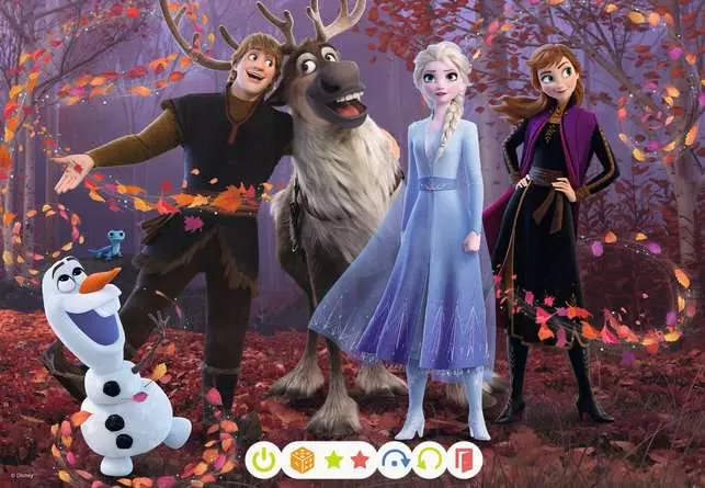 Kinderpuzzle ab 4 Jahren - tiptoi® Puzzle für kleine Entdecker: Disney Die Eiskönigin - 24 Teile