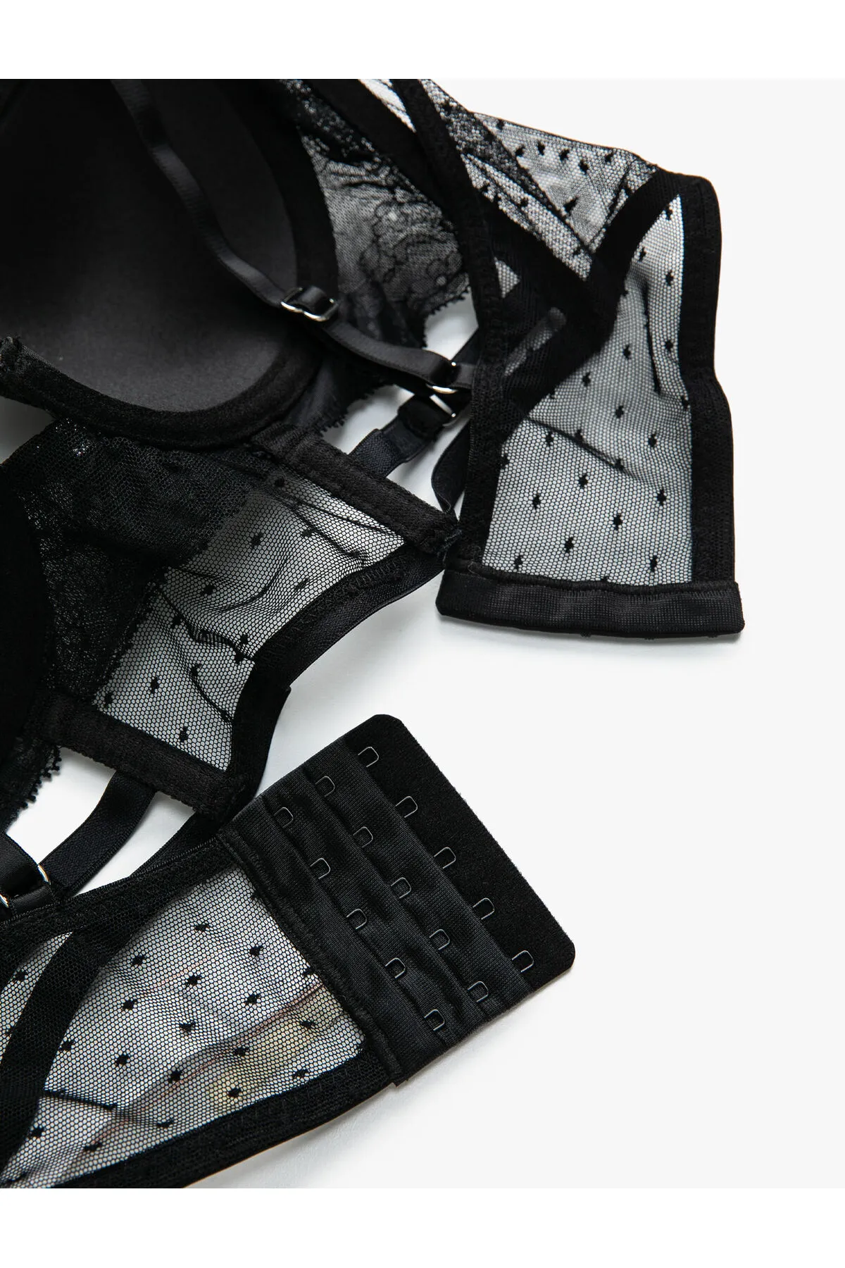 Koton  Spitzen-Bralette-BH, ungepolstert, mit bedeckten Bügeln, Blumenmuster