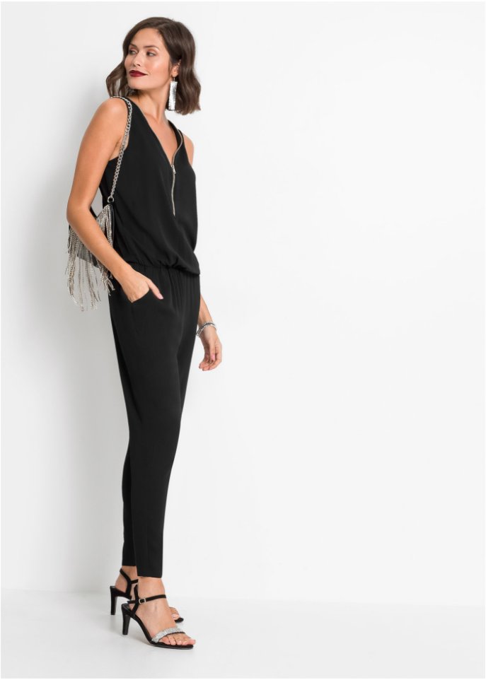 Jumpsuit mit Reißverschluss