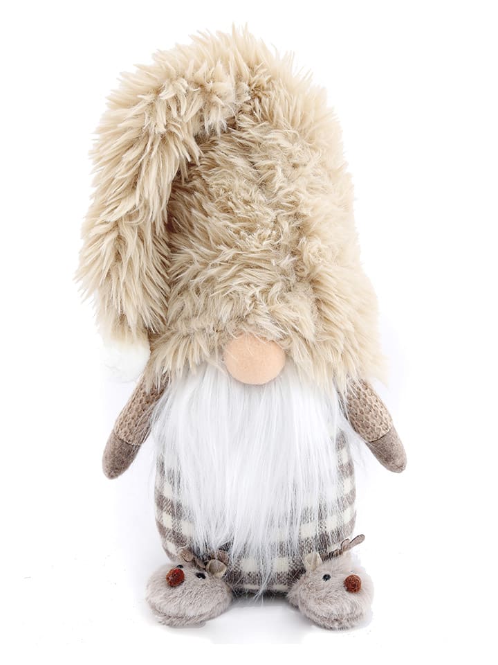 SiL Interiors Dekofigur ''Santa with Slippers'' in Beige - (B)19 x (H)60 x (T)17 cm günstig kaufen onesize