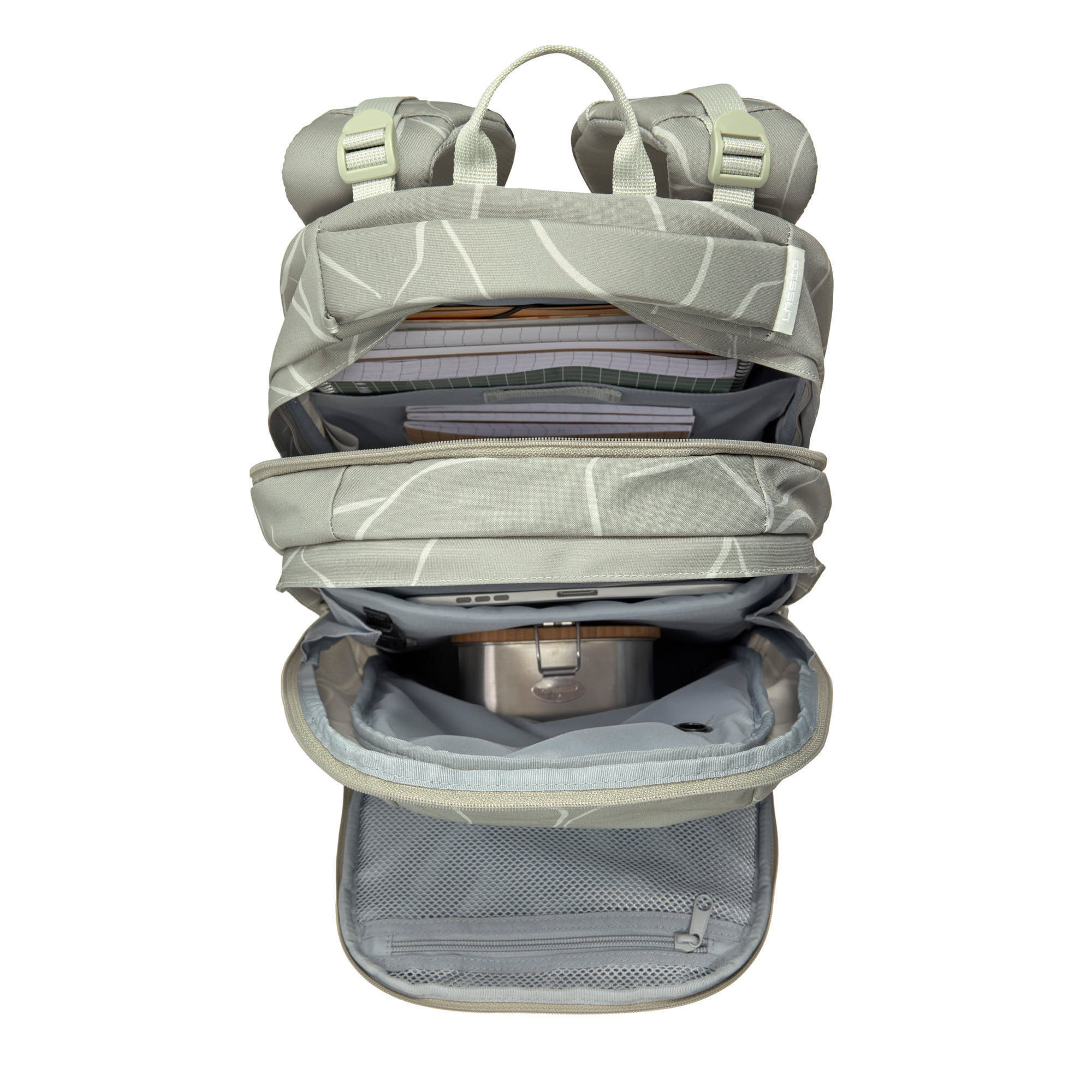 Schulrucksack - BOLD Origin Curve, Grün