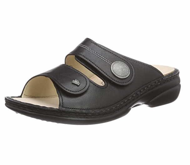 FINN COMFORT Pantoletten schwarz Sansibar plata