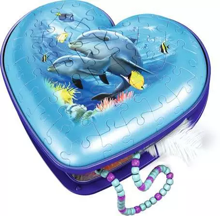 3D Puzzle Herzschatulle Unterwasserwelt