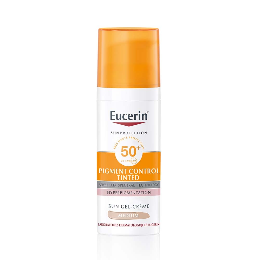 eucerin SUN PIGMENT CONTROL Gel-Crème Teinté SPF 50+ Protection solaire