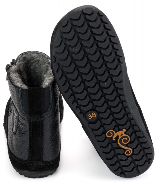 Magical Shoes ~ Alaskan X Tex Wollfutter ~ Schwarz
