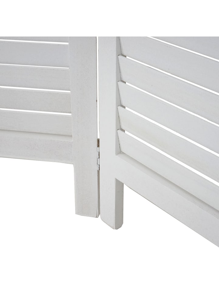 MCW Paravent A84 mit Ornamente, Weiß günstig kaufen onesize