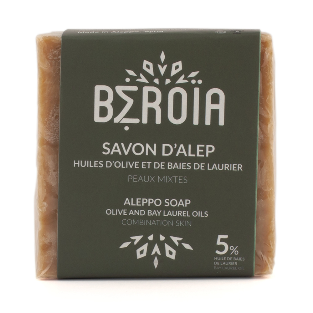 beroia Savon d'Alep 5% HBL 200g Savon solide