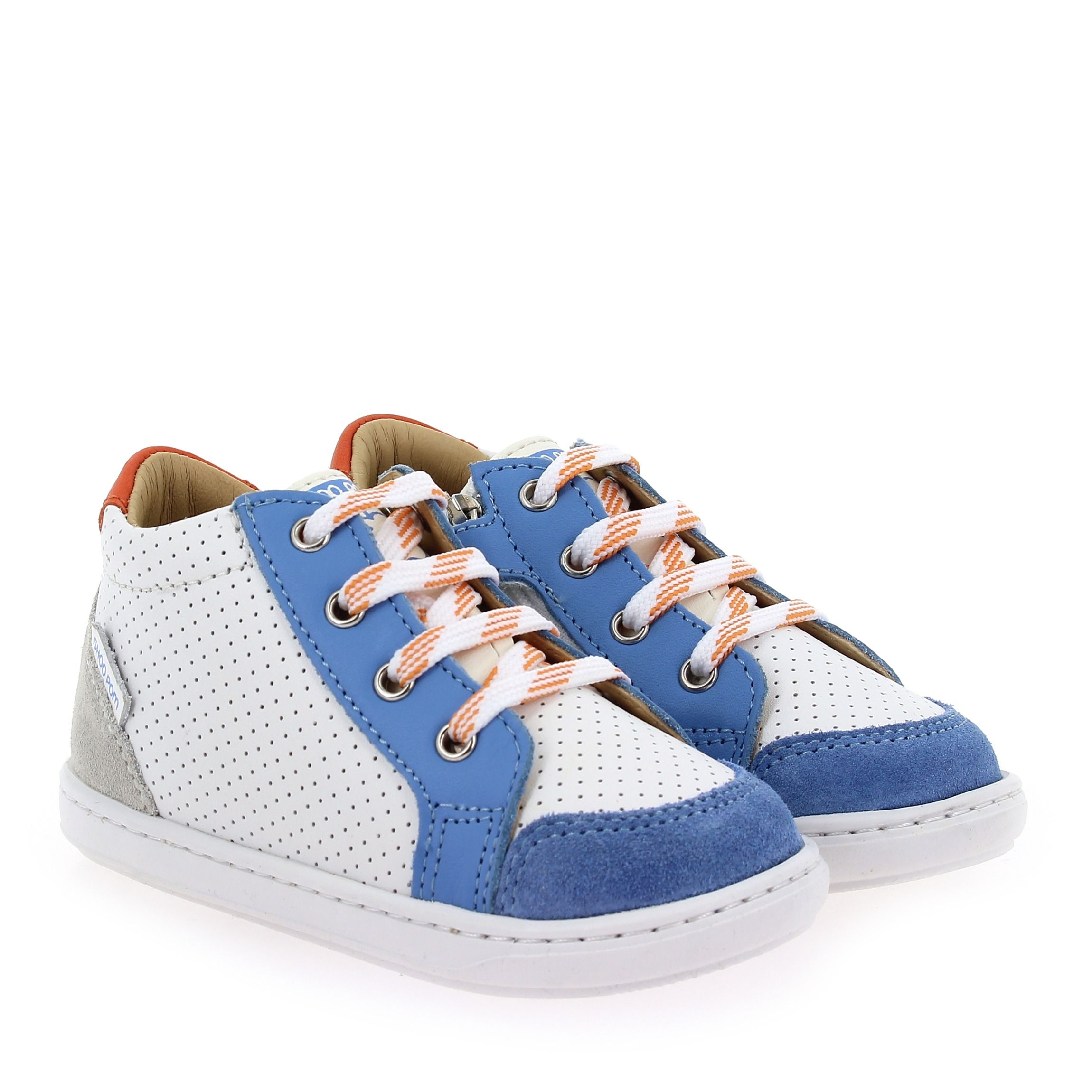 Shoopom  BOUBBA ZIP BO E24 - Blanc Bleu