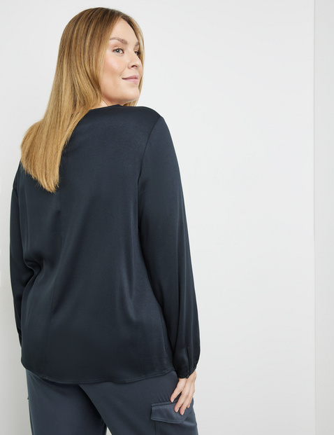 Elegante Bluse mit Raff-Detail
