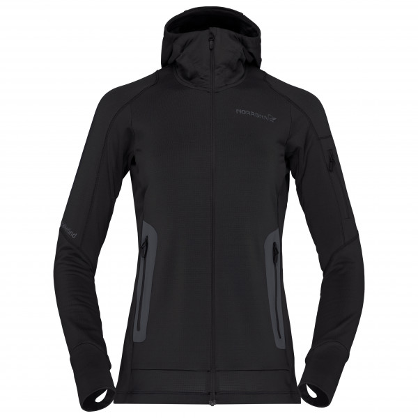 Norrøna - Women's Falketind Power Grid Hood - Fleecejacke