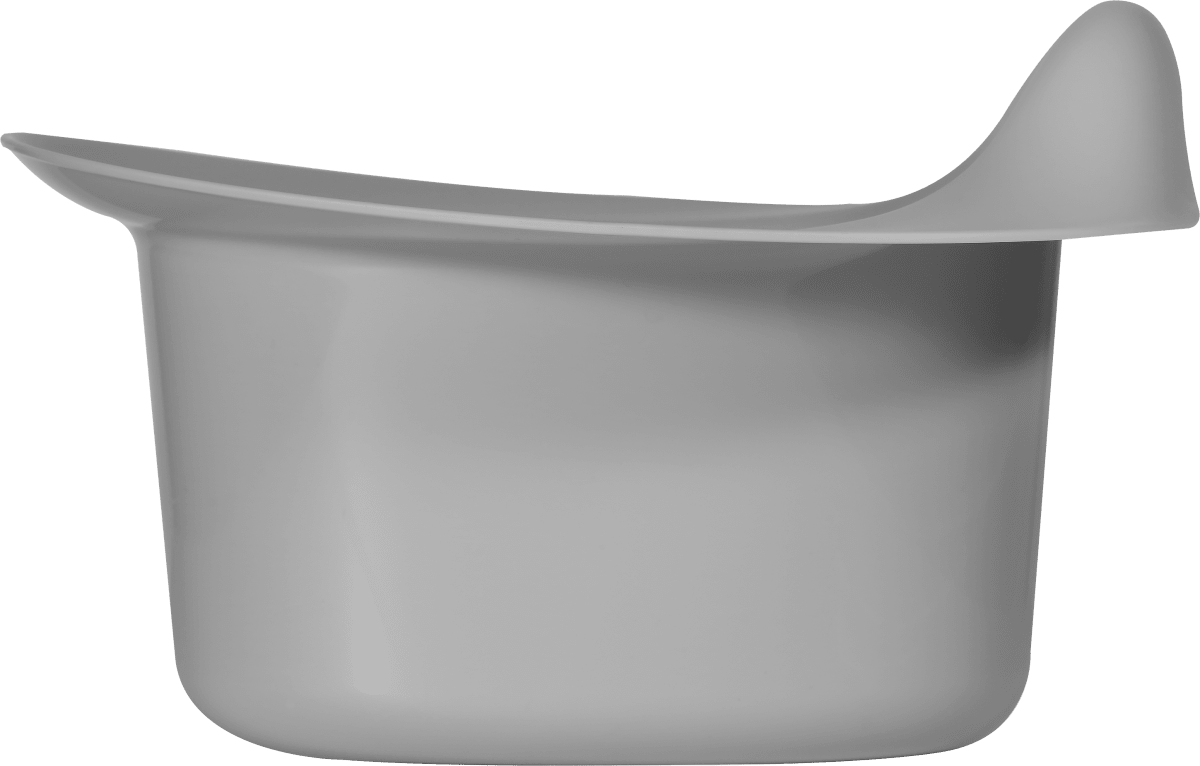 Abhaltetöpfchen dunkelgrau, 1 St