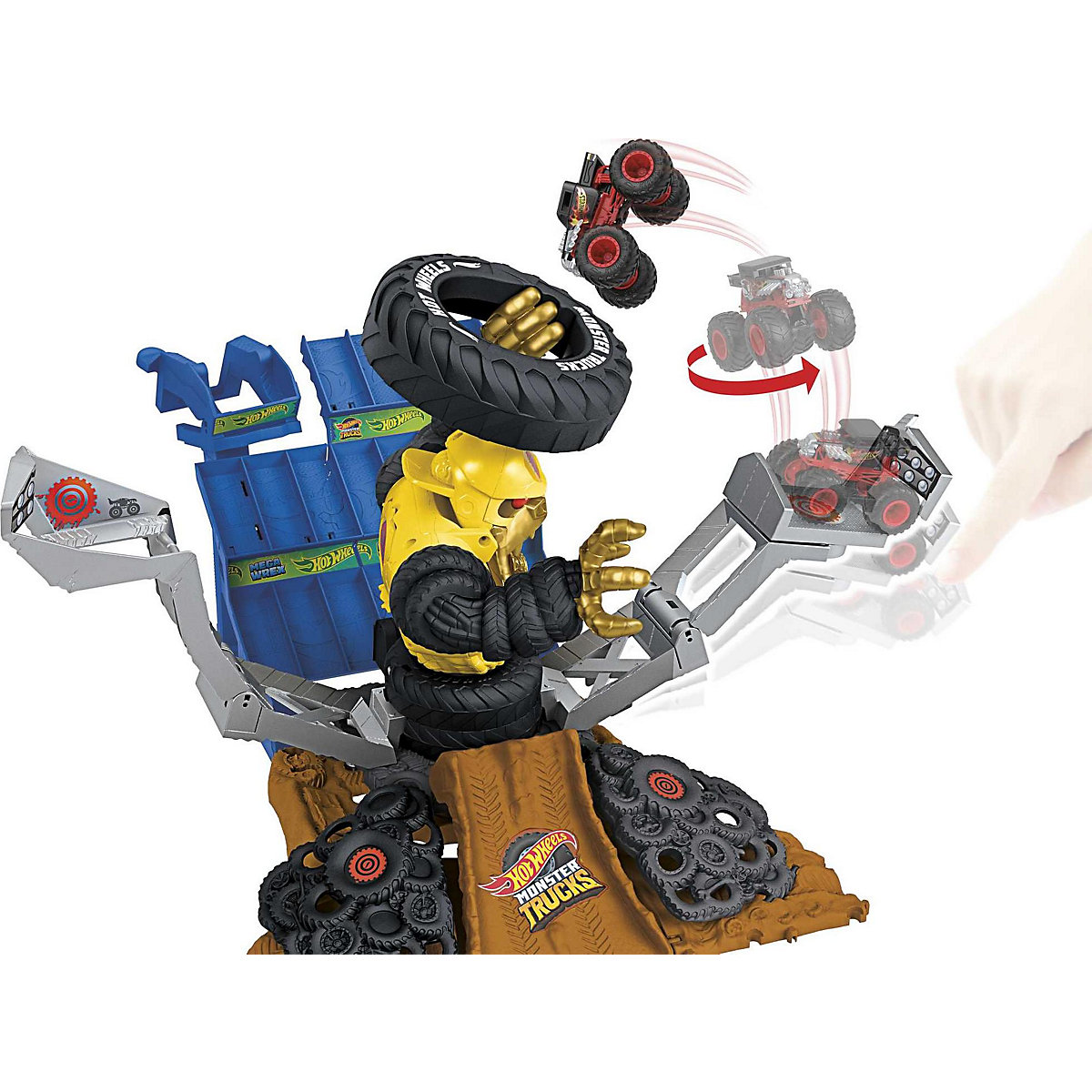 Hot Wheels Monster Trucks MEGA Wrex v. Crushzilla
