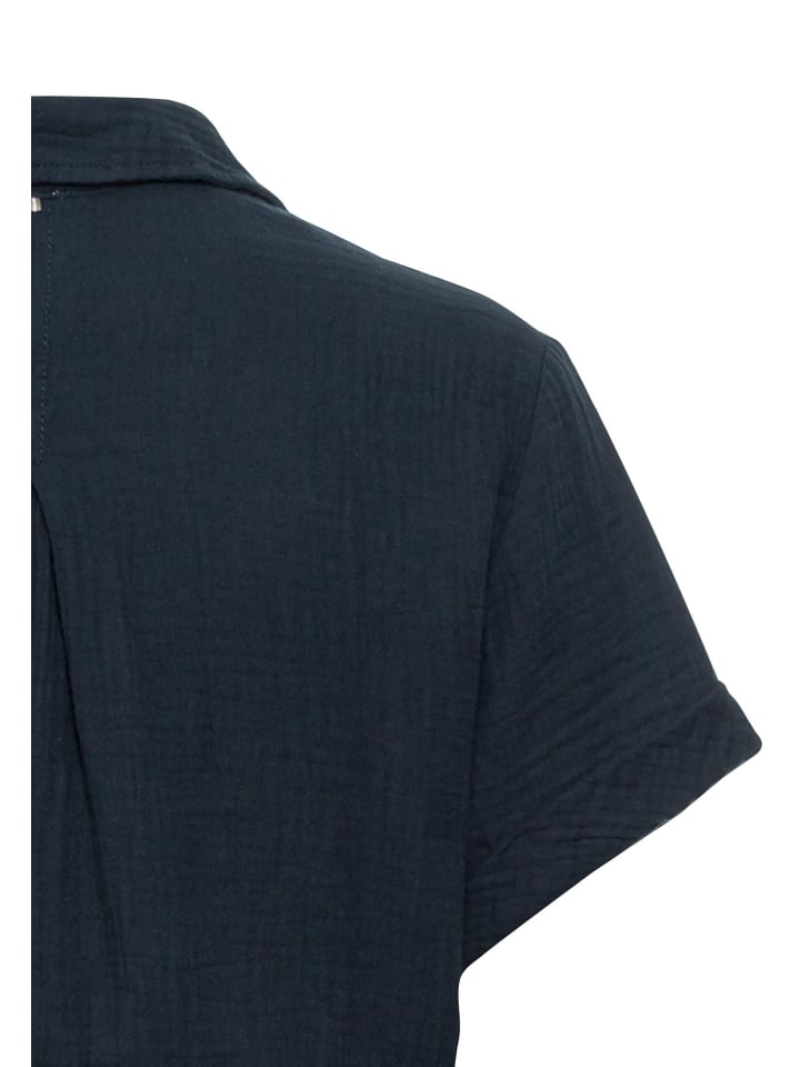 Camel Active Jumpsuit aus sommerlichem Musselin in Blau günstig kaufen