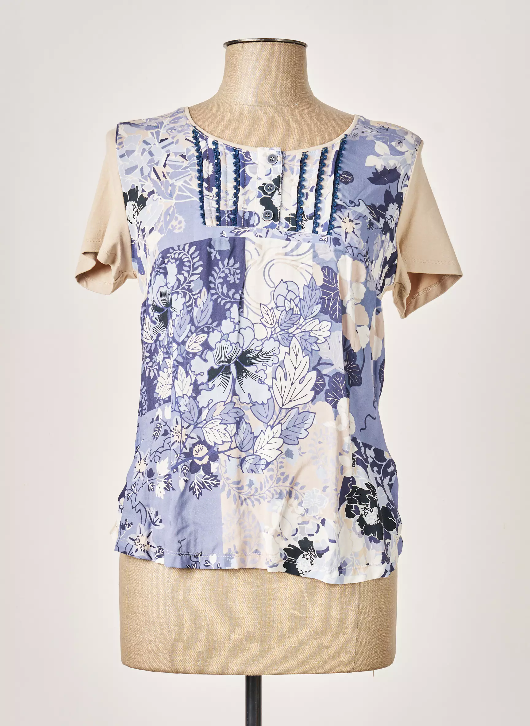 Pauporte Tshirts Femme couleur bleu