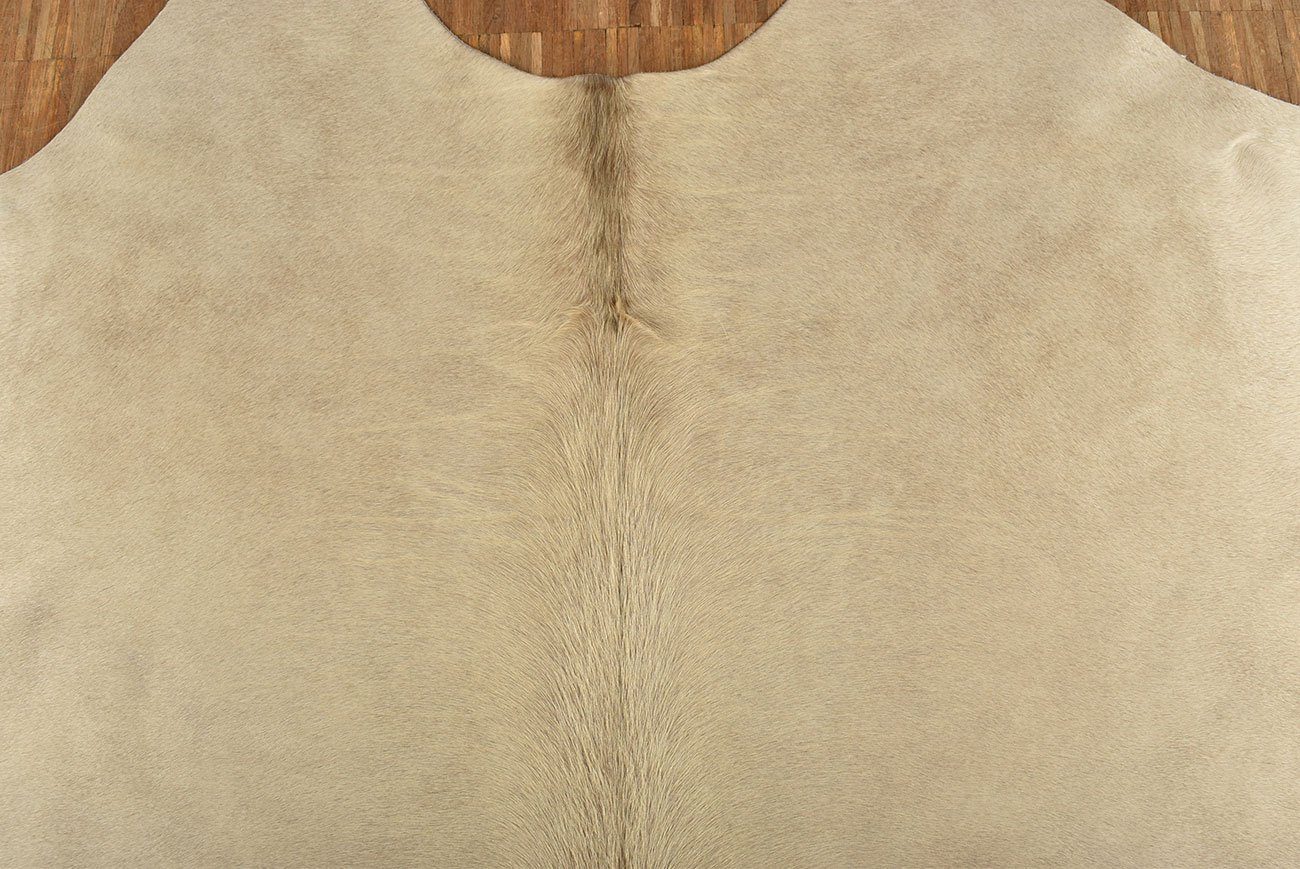 Fellteppich Kuhfell Beige Rinder Fell Teppich Hellbraun ca. 200 x 190 cm, KUHFELL online & NOMAD
