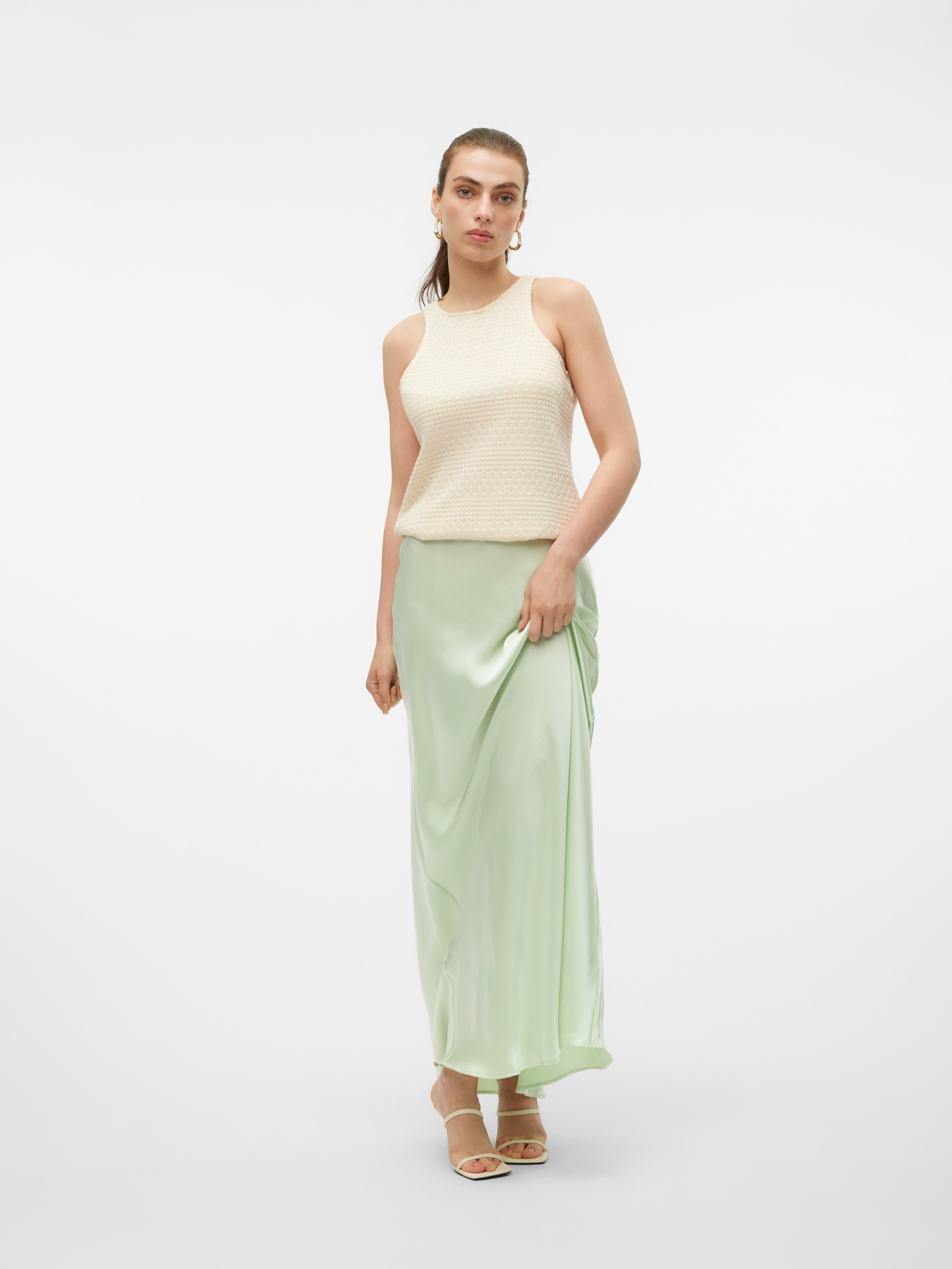 VMBEATRICE Hohe Taille Langer Rock