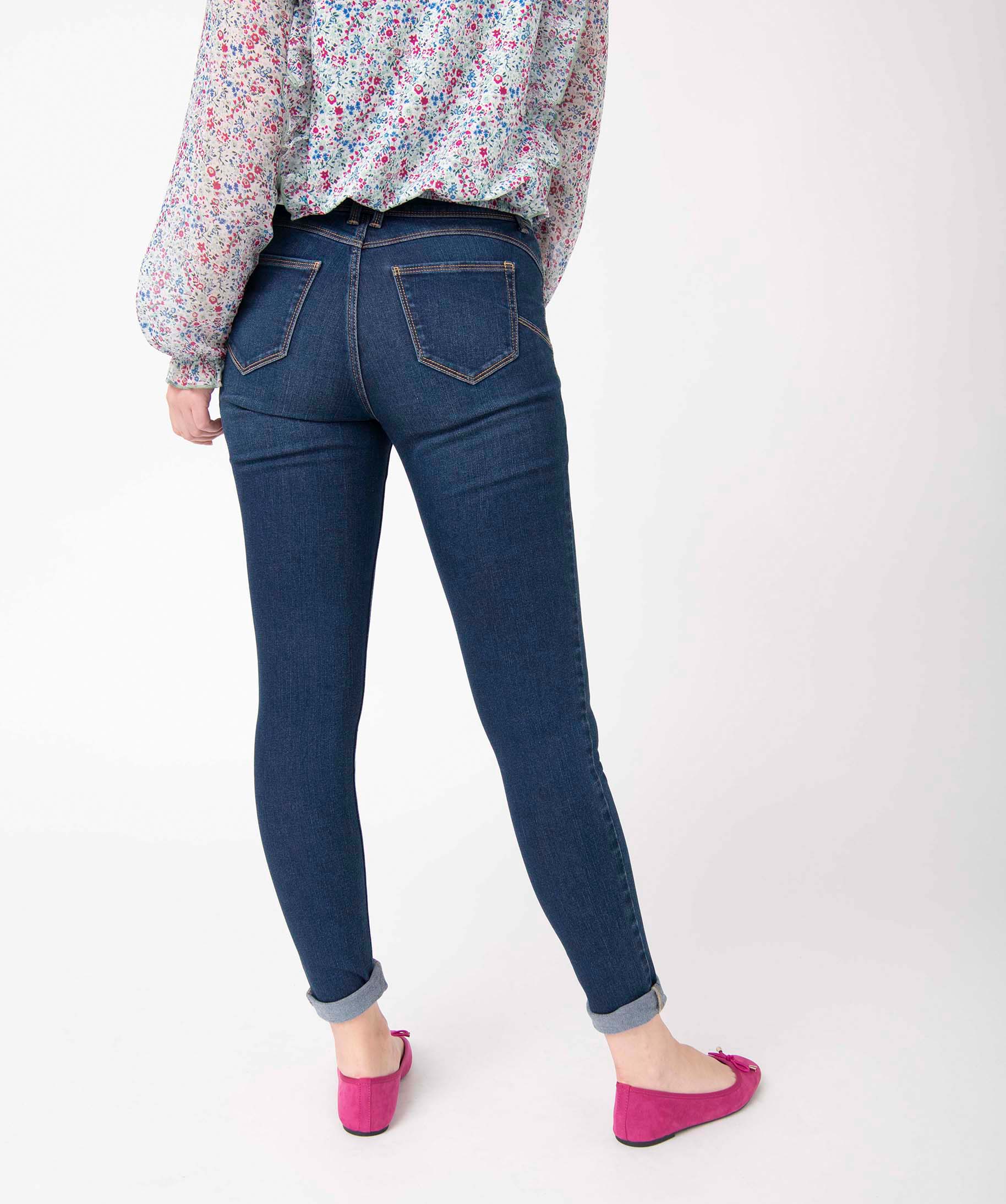 Jegging femme taille haute brut | GEMO