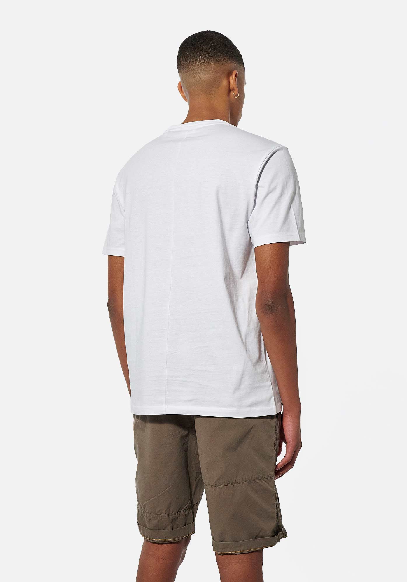 CELAN  T-shirt blanc Homme en 100% coton bio