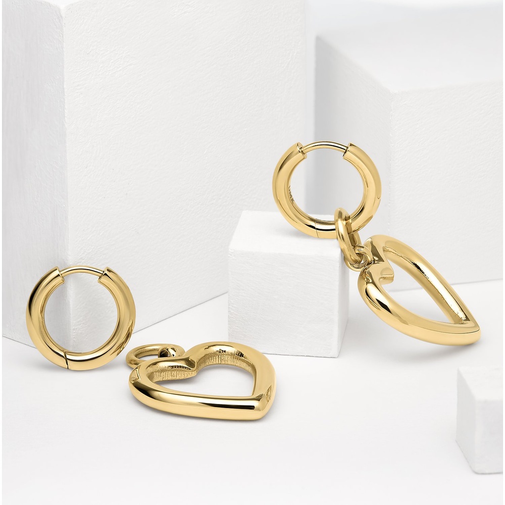 GMK Collection Créoles Acier inoxydable Boucles d'oreilles