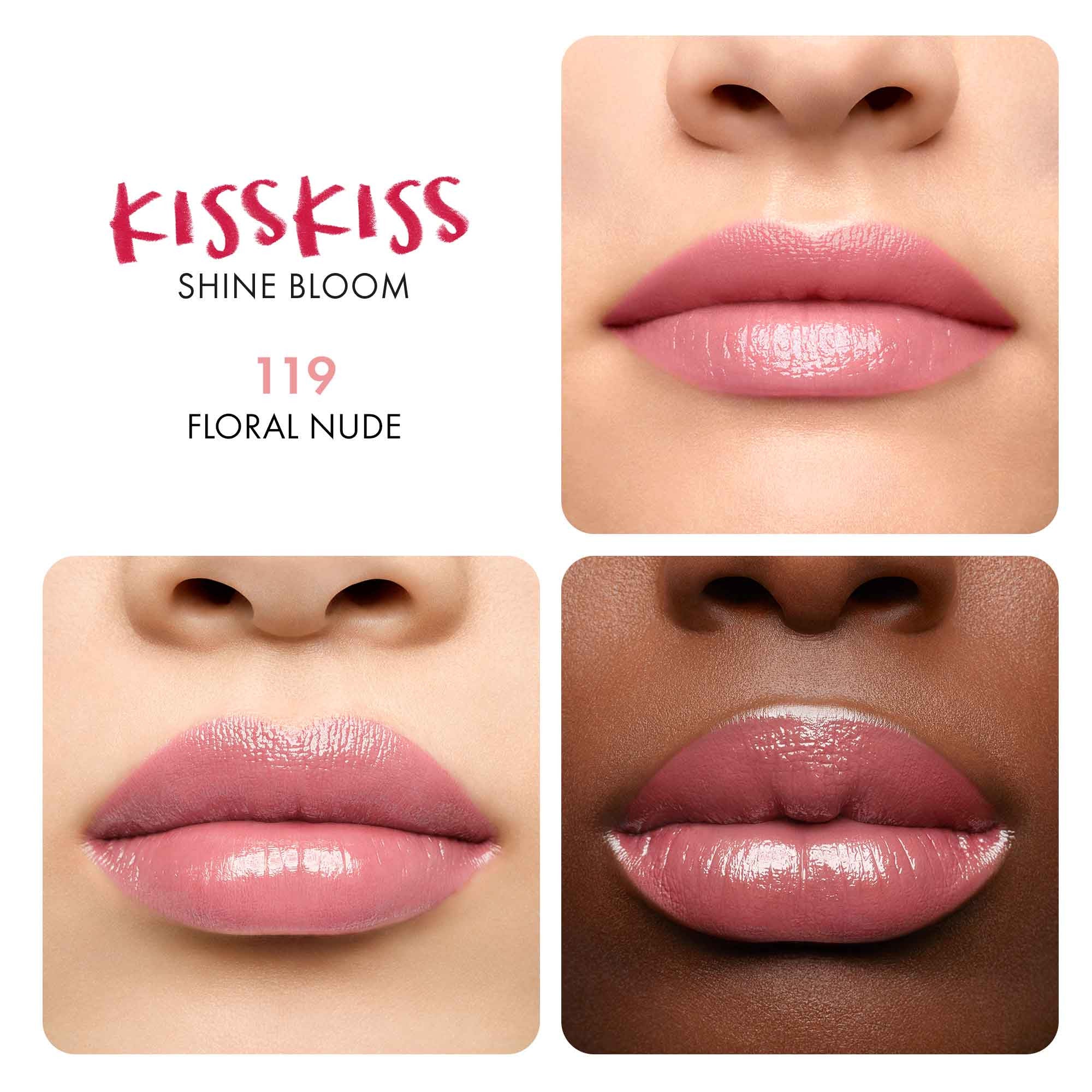 Lápiz labial KissKiss Shine Bloom - Lápiz labial brillante, Lápiz labial