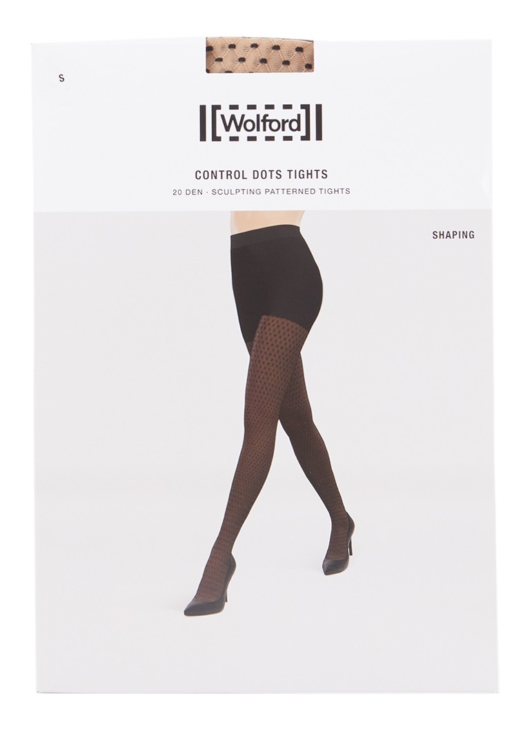 Dresuri Wolford Control Dots 20 denier cu imprimeu cu buline