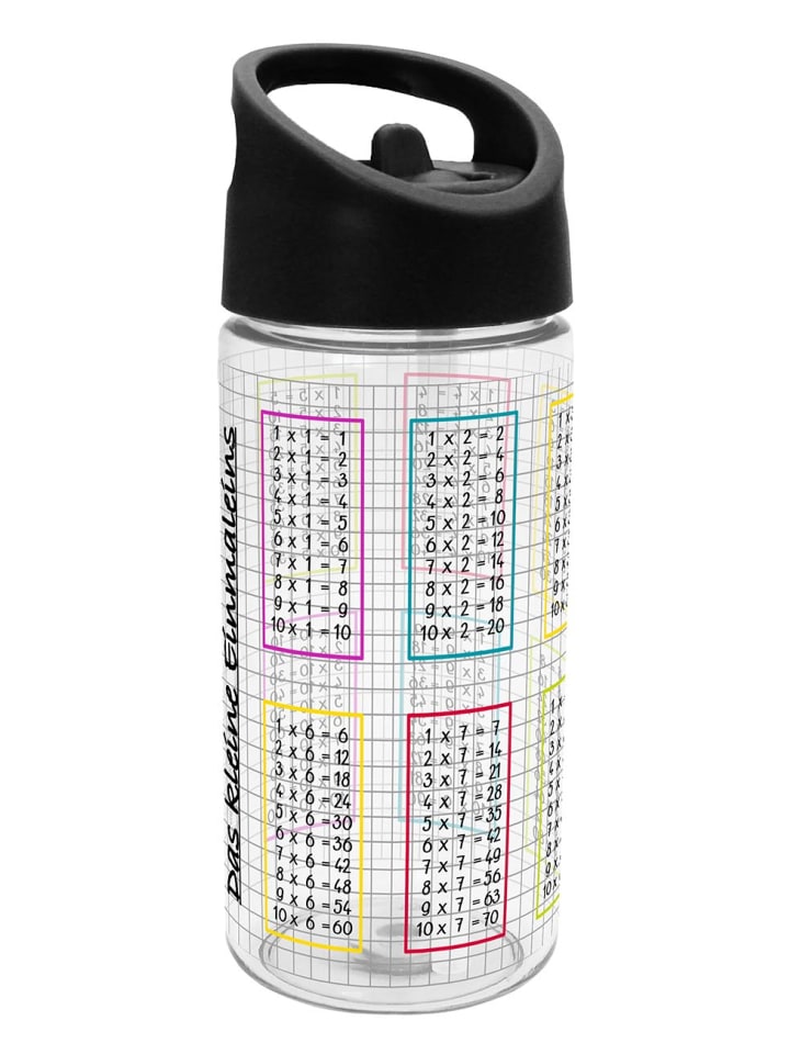 Geda Labels Trinkflasche Kleines 1x1 in Schwarz - 500 ml günstig kaufen onesize