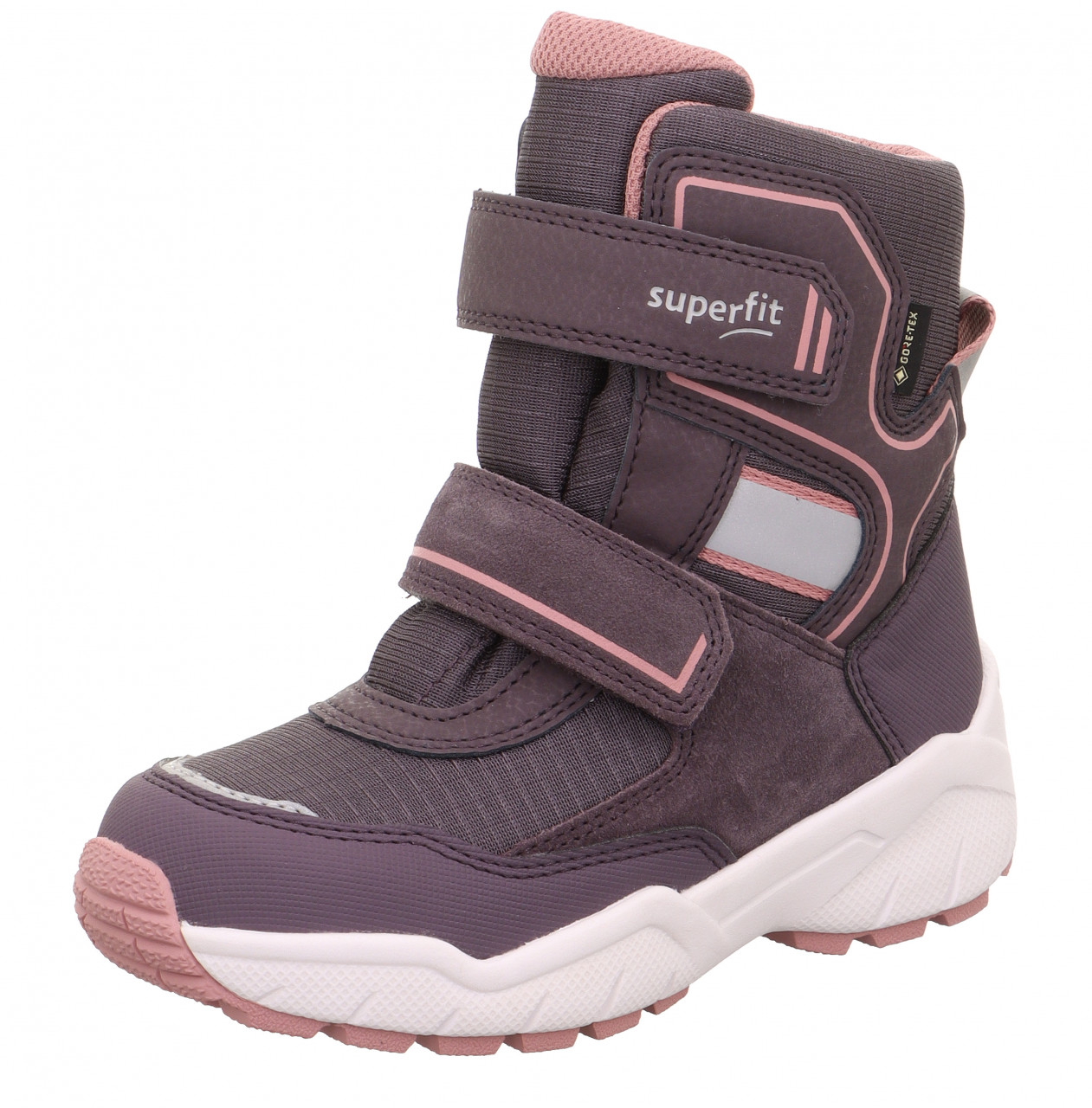 CULUSUK 2.0 - Lila/Rosa Boots mit Klettverschluss