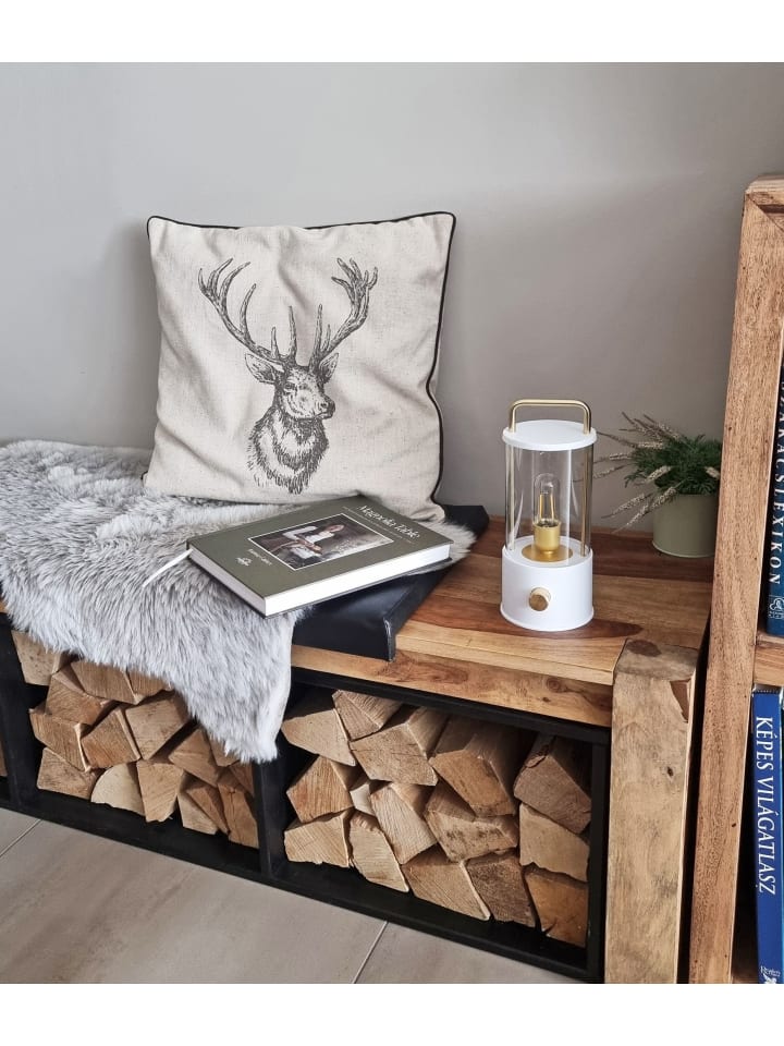Coen Bakker LED Laterne Lampe dimmbar Warmweiß IP44 Innen & Außen 25x11cm in Weiß günstig kaufen onesize