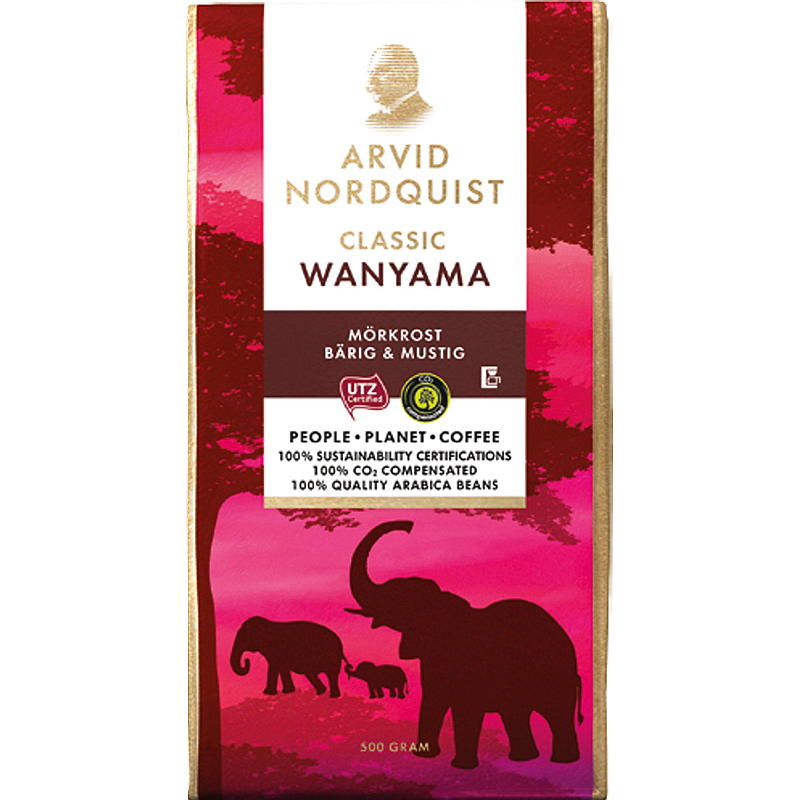 Arvid Nordquist Classic Wanyama 500g, filtermalt