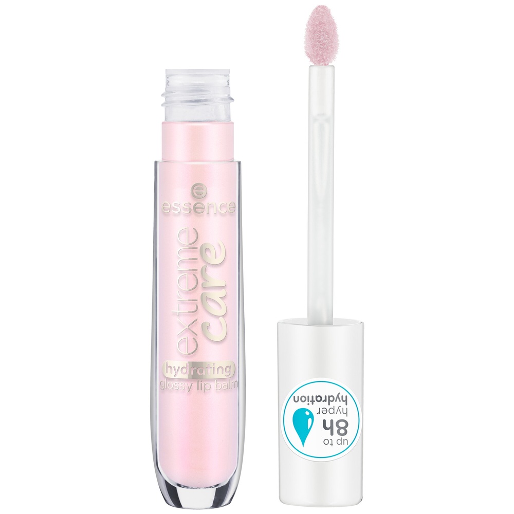 essence extreme care hydrating glossy lip balm baume à lèvres 01 Baby Rose Baume à Lèvres