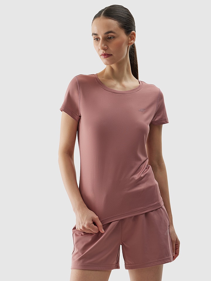4F Trainingsshirt in Rosa günstig kaufen