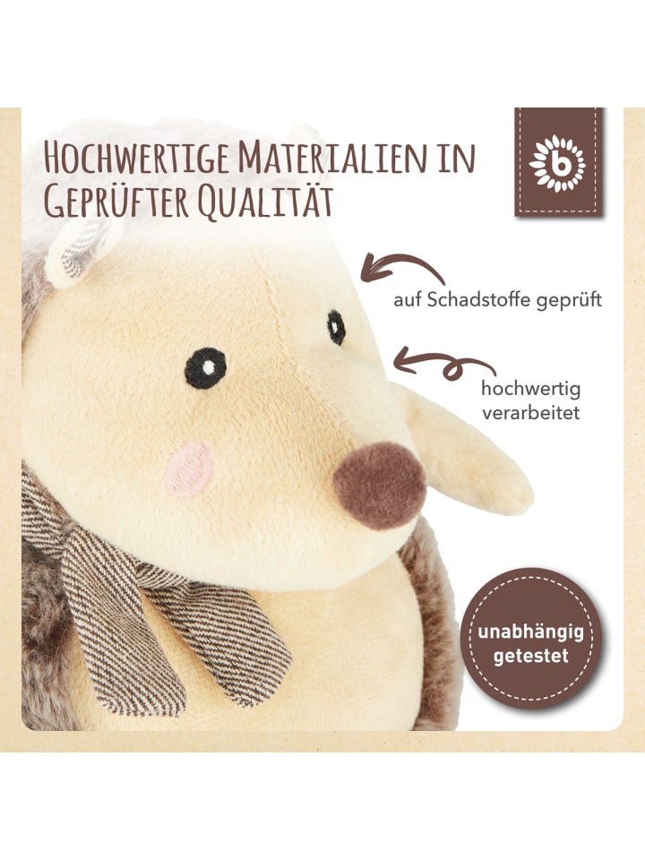 Bieco Spielwaren Plüsch Igel Spieltier 22 cm - ab Geburt in Braun günstig kaufen onesize