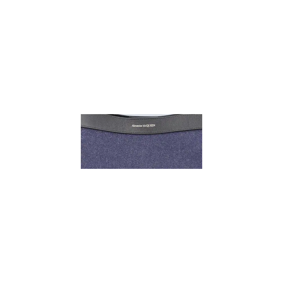 Alexander McQueen - Shopper THE BOW Canvas - blau