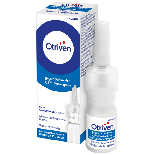 OTRIVEN 0,1% Dosierspray o.Konservierungsstoffe  10 ml  Dosierspray