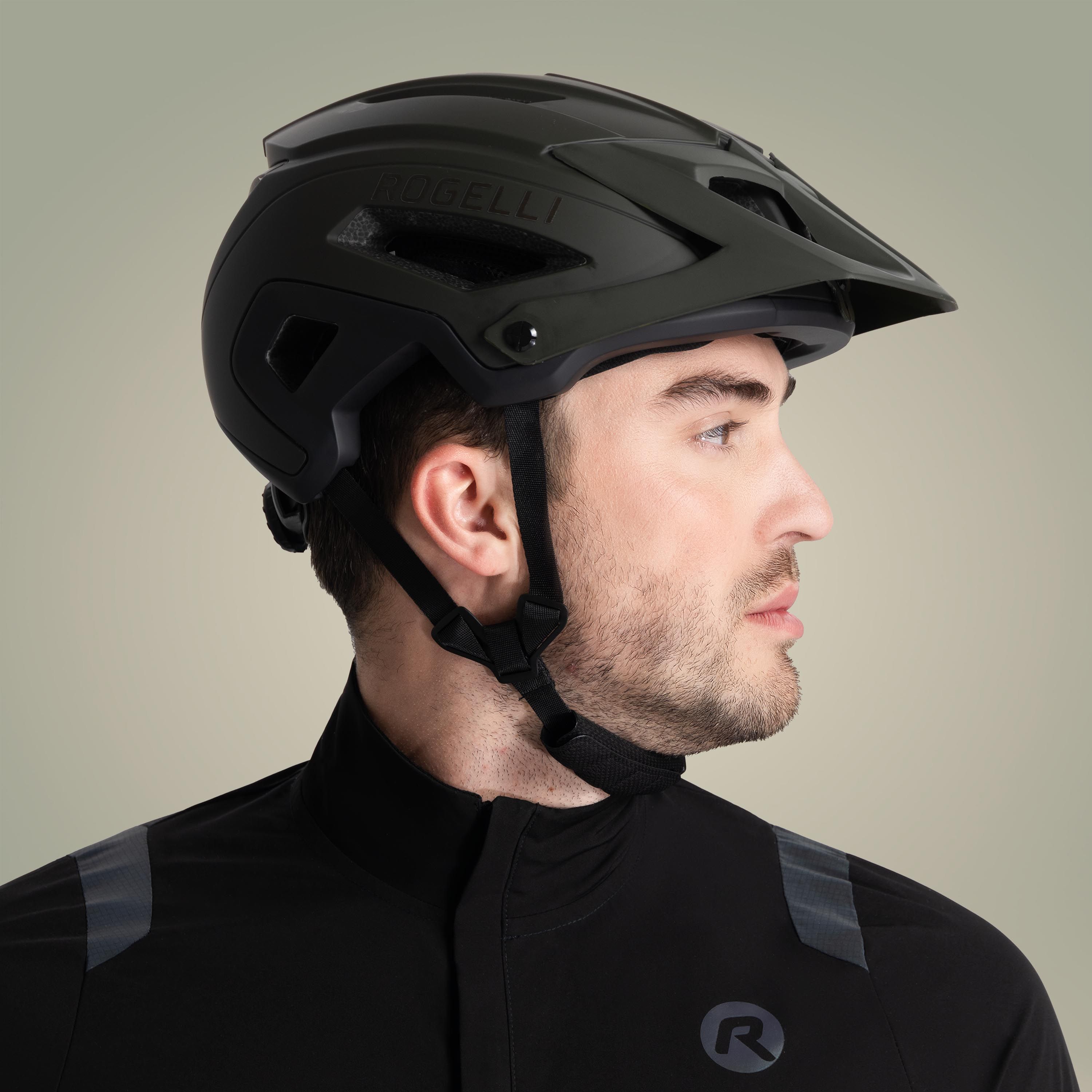 Rogelli Onyx Grün Herren Fahrradhelm