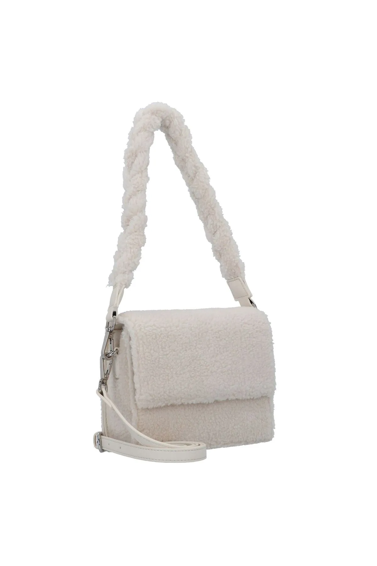 Seidenfelt  Umhängetasche - Beige - Unifarben