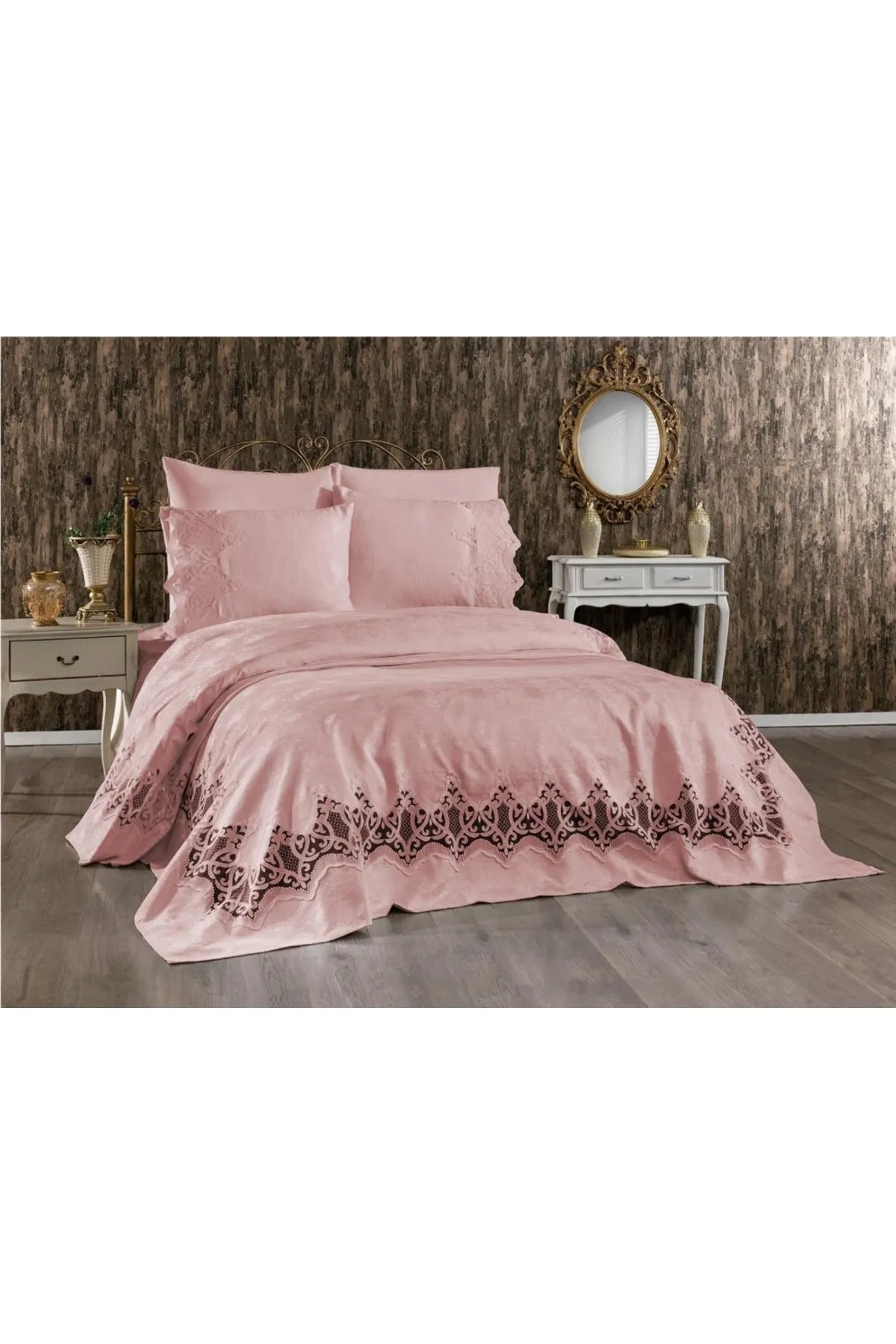 Çeyiz Diyarı  Stella Double Pique Set Puder