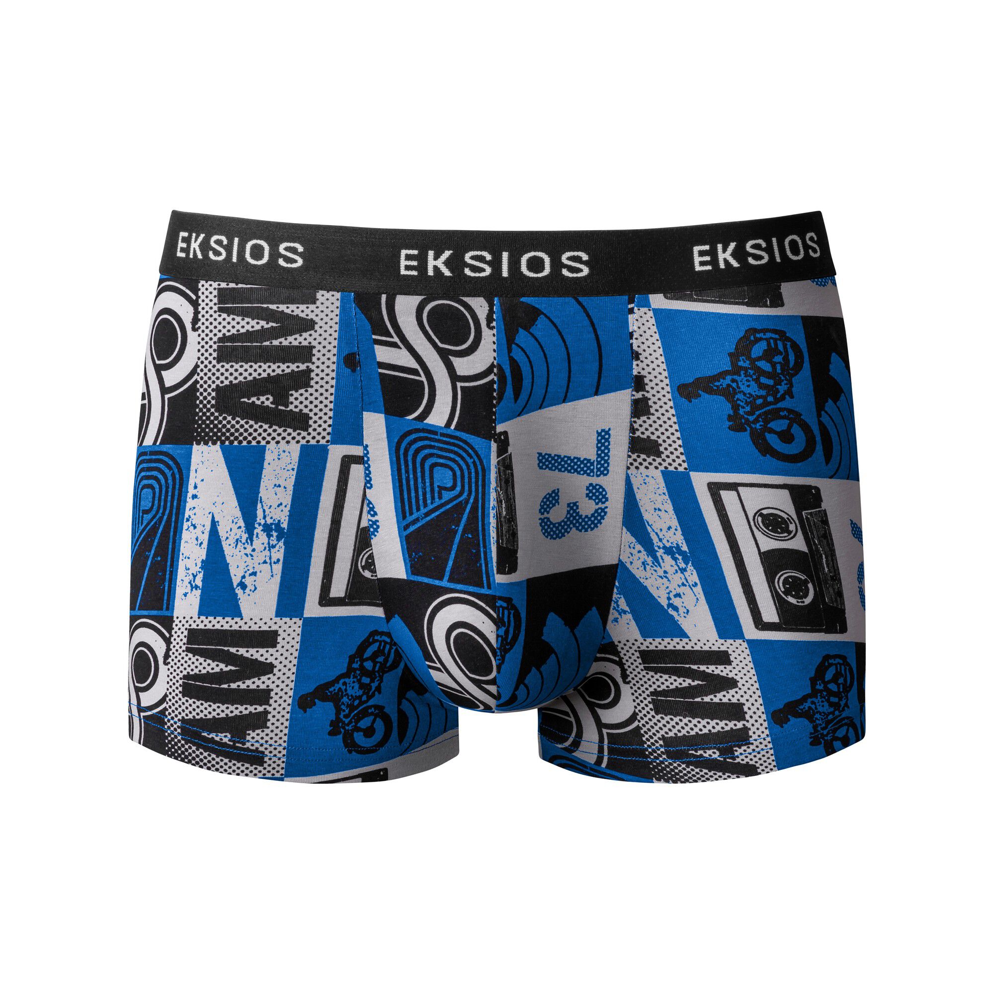 Boxer fermé imprimé damiers
