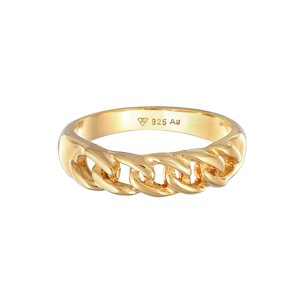 Elli Elli Bague Femmes Nœuds Chaînes Design en Argent Sterling 925 Bague