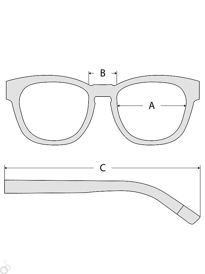 Guess Damen-Sonnenbrille in Grau/ Grün günstig kaufen 61
