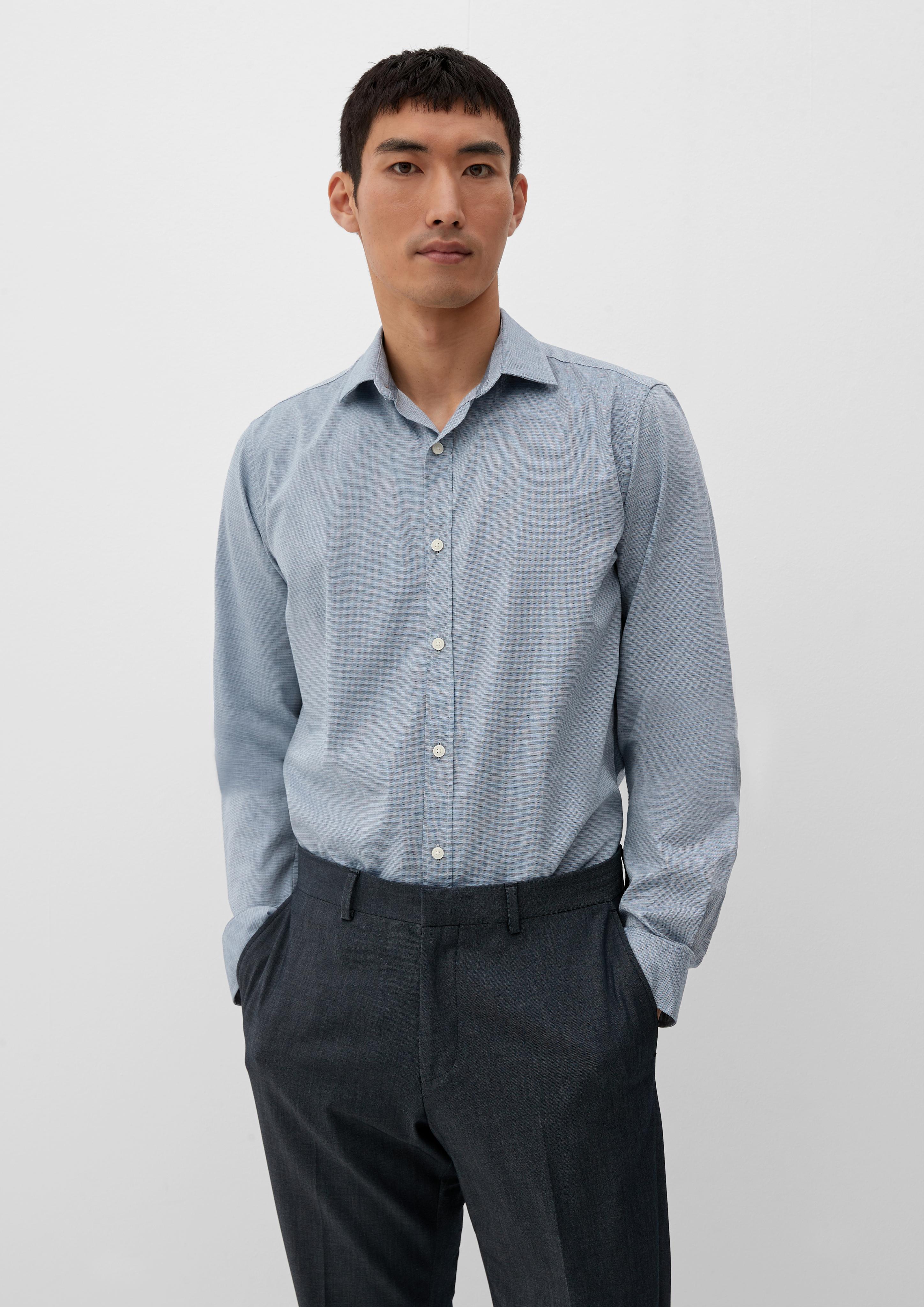 Slim: Hemd aus Baumwollstretch  2123464-58K2