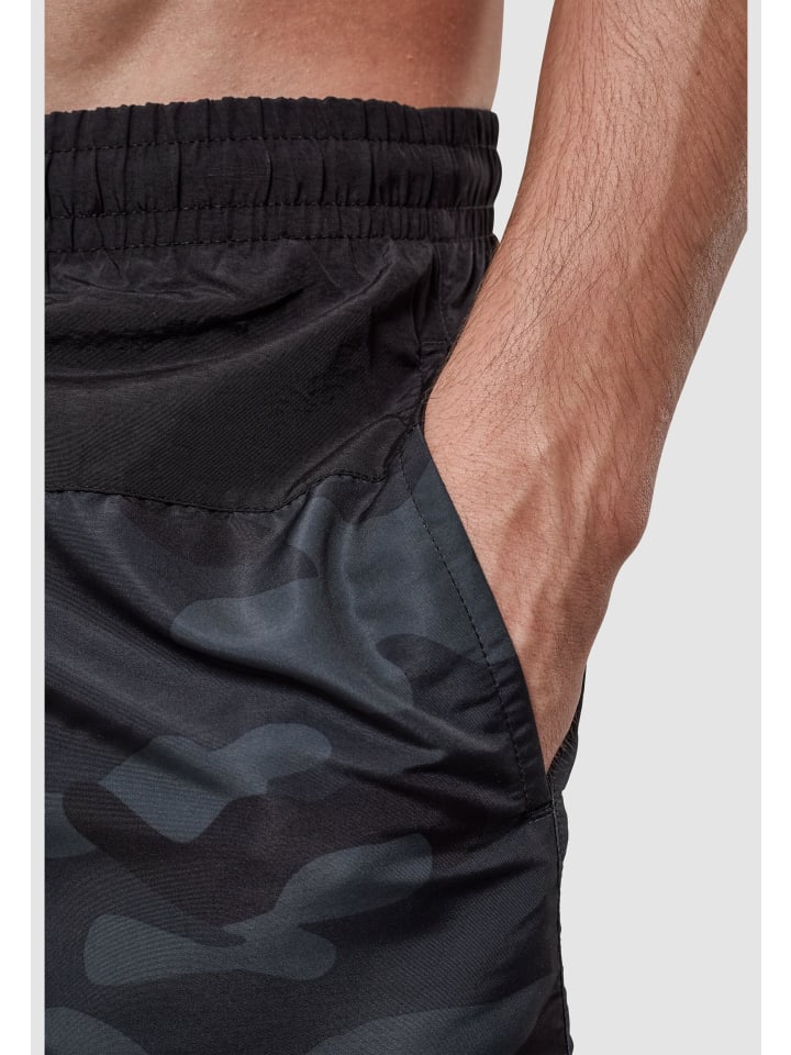 Urban Classics Urban Classics Badeshorts in blk/darkcamo günstig kaufen