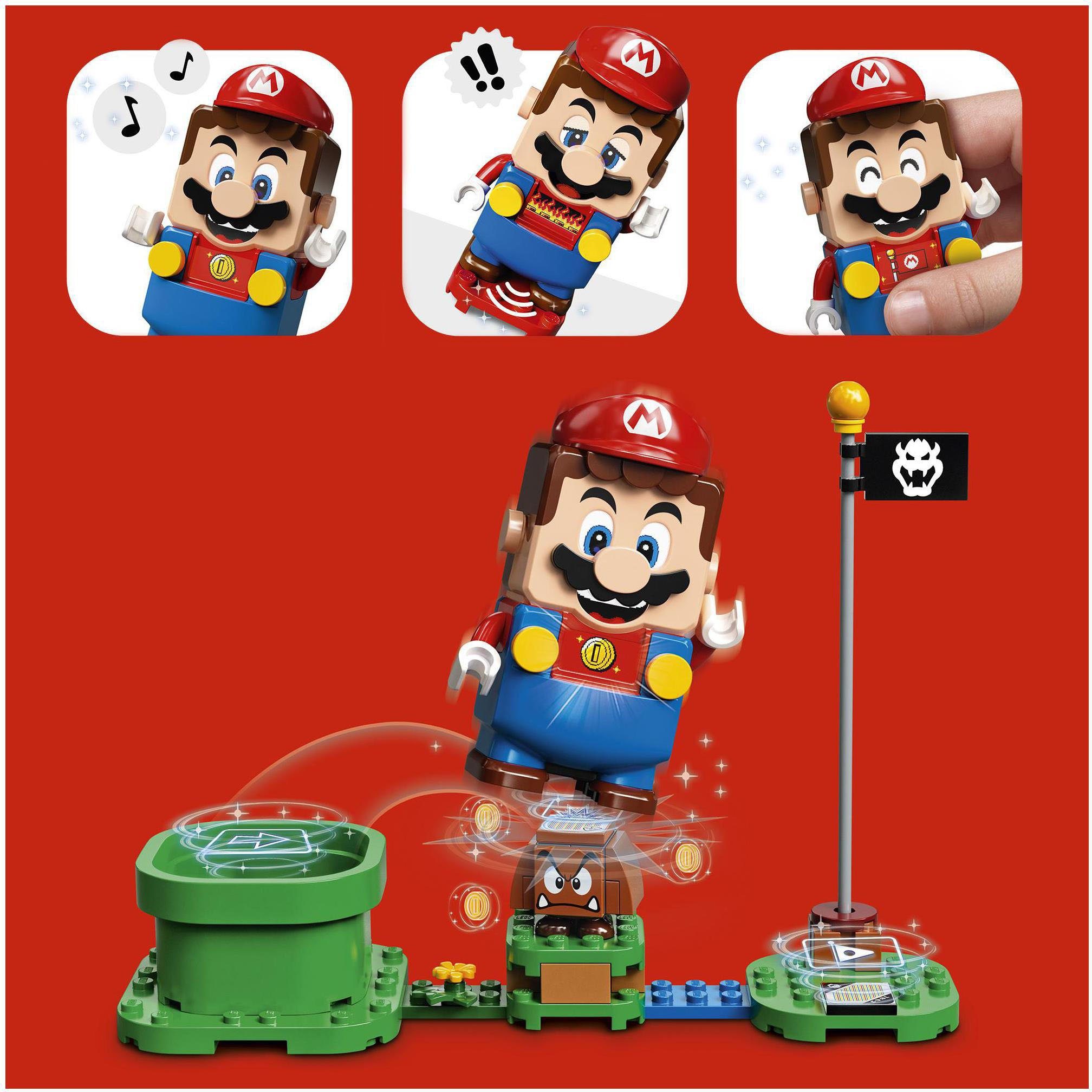 LEGO® Konstruktionsspielsteine Abenteuer mit Mario – Starterset (71360), LEGO® Super Mario, (231 St)