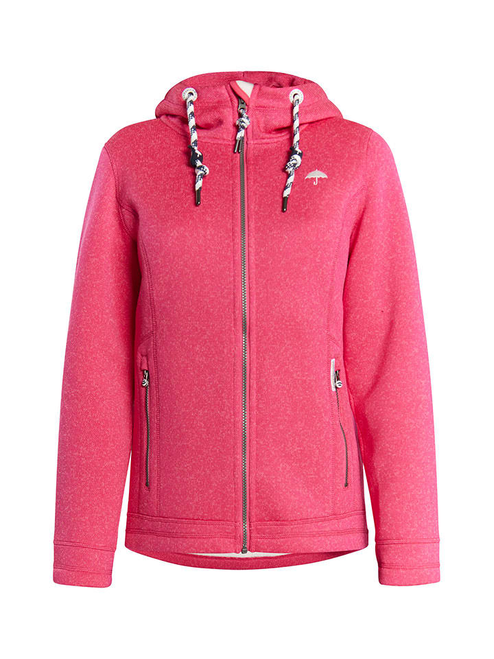 Schmuddelwedda Strickfleecejacke in Pink günstig kaufen